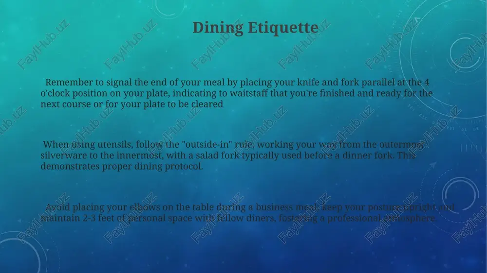 business etiquette - Page 3