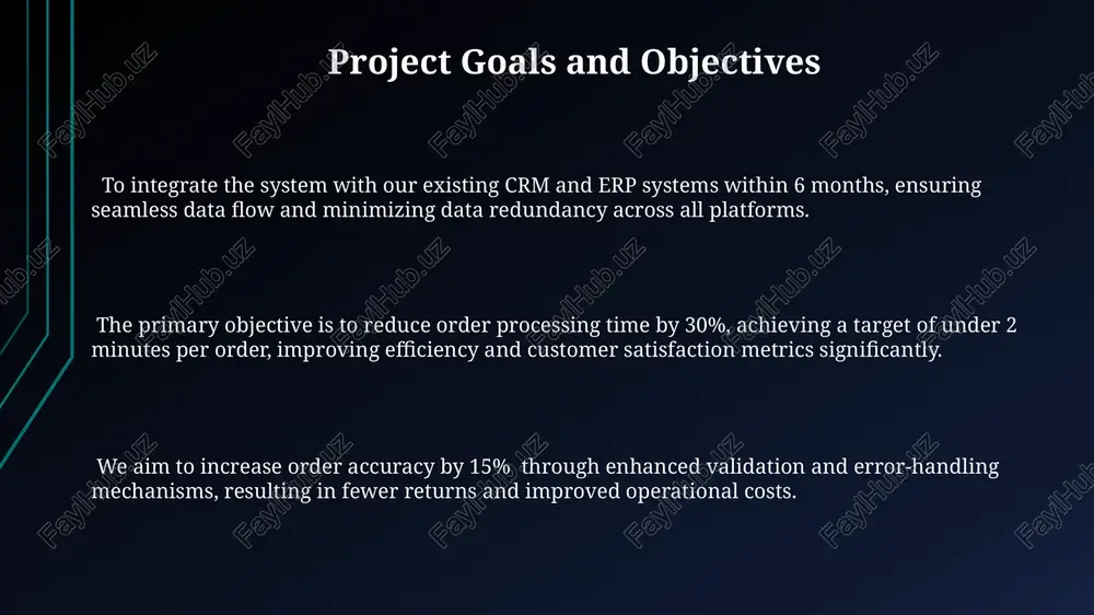 ask completion time after ui adjustments based on user feedback, impacting system efficiency. training and support comprehensive training modules, including 10+ video tutorials and interactive exercises, will be provided to ensure staff proficiency within 2 weeks of system launch, maximizing user adoption and minimizing errors. a dedicated helpdesk offers 24/7 phone and email support, resolving over 90% of user queries within 1 business hour, ensuring minimal downtime and operational efficiency. on-site training sessions will be conducted for key personnel, covering advanced features like inventory management and reporting functionalities, resulting in improved order processing speed by 15-20%. database design and implementation data validation rules and constraints were implemented at the database level to enforce data quality, preventing invalid entries such as negative quantities or non-existent product ids, enhancing system reliability. we implemented a normalized relational database using mysql 8.0, employing 5 core tables (products, customers, orders, order_items, and inventory) to minimize …