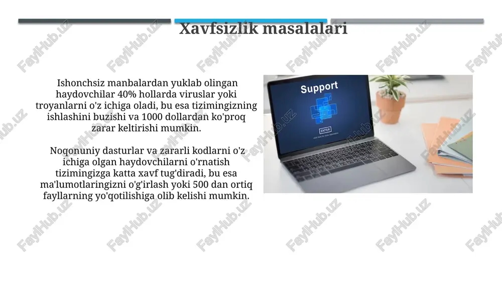 kin. drayverlarning eski yoki mos kelmaydigan versiyalari tizim xatoliklariga, qurilma ishlamasligiga va hatto ko'k ekran (bsod) xatoligiga, 0x0000007b kabi xato kodlarini keltirib chiqarishi mumkin. muammolarni bartaraf etish usullari haydovchi dasturlarni qayta o'rnatish yoki yangilash 90% hollarda muammolarni hal qiladi, eski versiyalar mos kelmasligi yoki buzilgan fayllar tufayli xatolar yuz berishi mumkin. qurilma menejeri orqali apparat muammolarini aniqlash va 3-4 ta zarur haydovchini qo'lda o'rnatish, qurilma xususiyatlarini tekshirish va mos keluvchi drayverni topishda yordam beradi. drayverlarni qidirish usullari ishlab chiqaruvchining rasmiy veb-saytidan haydovchilarni yuklab olish, versiya raqamini tekshirish va qurilmangiz modeli bilan mosligini aniqlash imkonini beradi, bu esa xavfsizlik va barqarorlikni ta'minlaydi. haydovchilarni avtomatik qidirish windows-ning o'zida mavjud bo'lgan qurilmalar menejeri orqali amalga oshiriladi, bu jarayon taxminan 2-5 minut davom etadi va 90% hollarda muvaffaqiyatli yakunlanadi. drayverlarni ishlab chiqaruvchining veb-saytidan yuklab olish dasturchi veb-saytidan haydovchilarni yuklab olishda, 64-bit yoki 32-bit operatsion tizimingiz uchun to'g'ri versiyani tanlash muhim, aks holda mos kelmaslik …