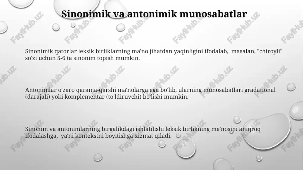 elektron lugatlarda leksemaning semantik maydoni - Page 3
