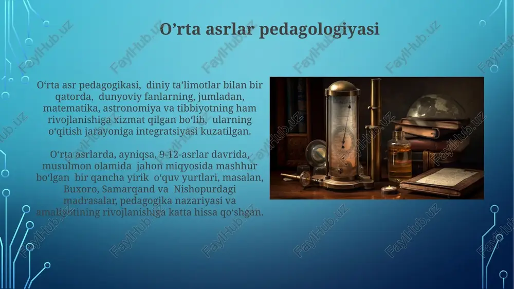 oʻrta asrlar pedagologiyasi - Page 3