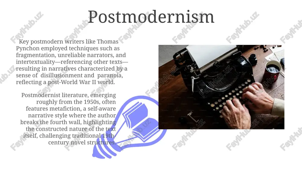 s including drama, poetry, and prose, marking a period of significant literary output and diversification. renaissance period the renaissance saw a surge in the publication of printed books, increasing literacy rates and disseminating new ideas rapidly; estimates suggest a 500% increase in book production by the mid-16th century, fueling literary output. the renaissance witnessed the development of the sonnet form, with petrarchan and shakespearean variations becoming prominent, influencing countless poets for centuries and shaping english poetic structures. thank you for your attention @taqdimot_robot image4.jpg image5.jpg image6.jpg image7.jpg image8.jpg image9.jpg image10.jpg image11.jpg image12.jpg image1.jpeg image2.jpeg image3.jpeg