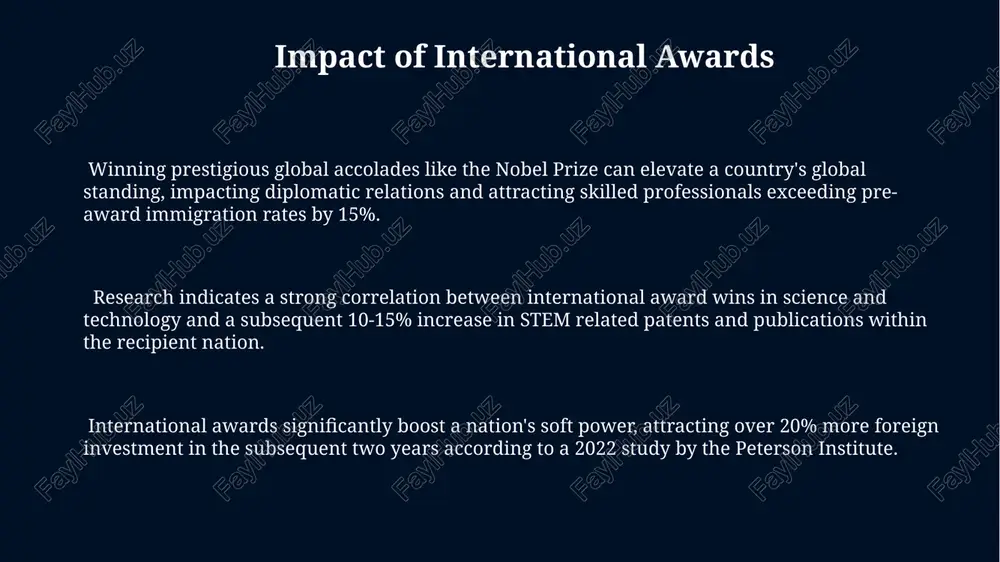 g the recognition, according to recent studies. these accolades demonstrate a commitment to excellence, potentially unlocking access to exclusive networks and collaborations with other high-achieving professionals in respective fields, leading to at least a 10% increase in high-value partnerships. introduction to awards the concept of awards has ancient roots, with documented examples of accolades and prizes dating back over 2,000 years, illustrating a long-standing human appreciation for excellence and the symbolic power of recognition. over 500 prestigious international awards exist across diverse fields like science, arts, and humanitarian efforts, highlighting the breadth and depth of achievement celebrated worldwide through competitive nominations and rigorous judging processes. awards ceremonies, globally, generate billions of dollars in revenue annually, impacting economies through tourism, media coverage, and related industries, showcasing the significant economic impact of recognition programs. the future of awards and recognition the rise of data-driven award selection, utilizing algorithms and ai to analyze …
