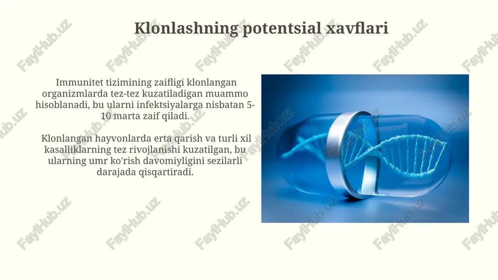 klonlar klonlashtirish kilinik ahamyati - Page 3