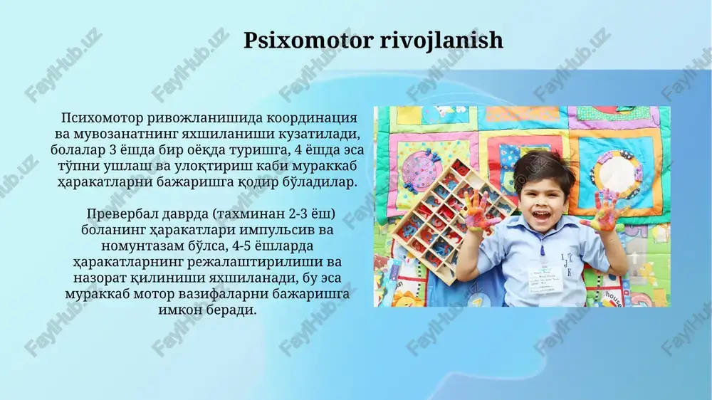 psixomotor rivojlanish - Page 3
