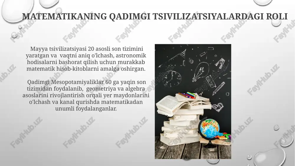 matematika fanining dunyo madaniyati va tarixidagi tutgan o'rni - Page 3