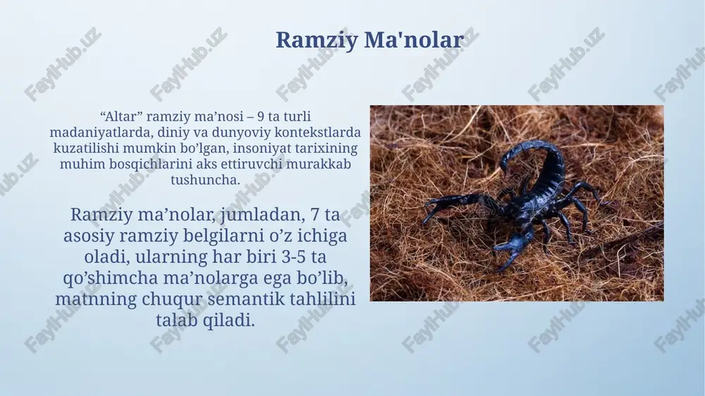 a taʼsir koʻrsatadi. asarda qadimiy afsonalar, urf-odatlar va tarixiy voqealar, taxminan 100 yillik davrni oʻz ichiga olgan voqealar zamirida qoʻllaniladi, bu esa asarning chuqur maʼno va ramziylik darajasini oshiradi. kuch va hokimiyat asarda 3 ta asosiy voqea oqimi bir-biri bilan chambarchas bogʻliq holda bayon etilib, totalitar rejimning qulashi va uning oqibatlarini aks ettiradi. roman 20 dan ortiq personajni oʻz ichiga olib, ularning har biri turli ijtimoiy guruhlarni va siyosiy qarashlarni ifodalaydi, bu esa hokimiyat uchun kurashning murakkabligini koʻrsatadi. e'tiboringiz uchun rahmat @taqdimot_robot image4.png image5.jpg image6.jpg image7.jpg image8.jpg image9.jpg image10.jpg image11.jpg image12.jpg image13.jpg image14.jpg image15.jpg image16.jpg image3.jpeg