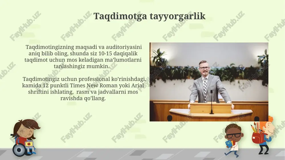 taqdimotga tayyorgarlik - Page 3