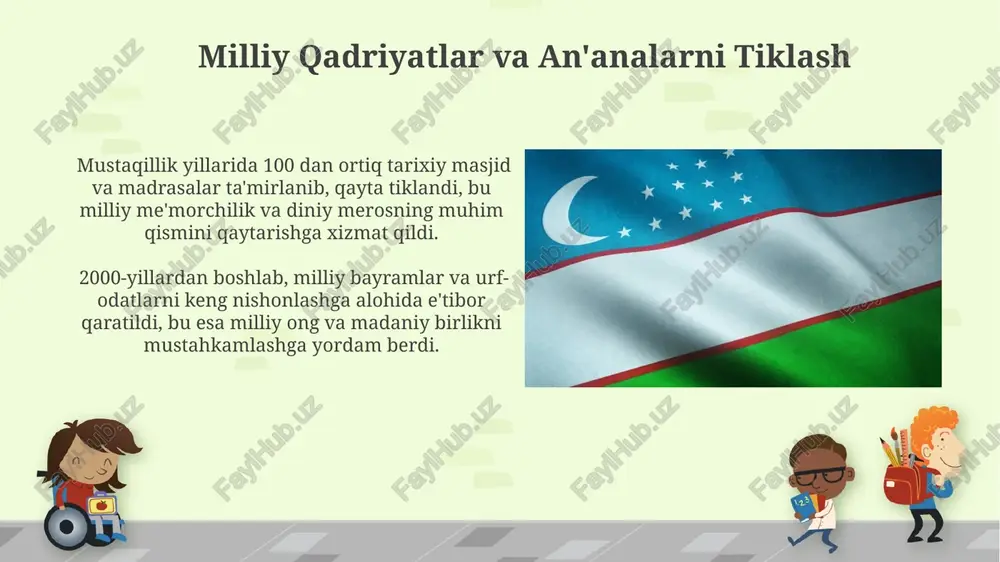 mustaqillik yillarida o‘zbekistonning ma’naviy yutuqlari - Page 3