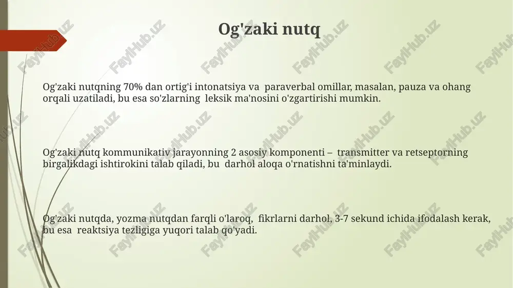 atadi. fonetika so'zlarning tovush tomonlarini, masalan, 44 ta fonema mavjud bo'lgan ingliz tilidagi tovushlarni o'rganadi, fonologiya esa bu tovushlarning tizimini va ularning ma'nolarni farqlashdagi rolini o'rganadi. fonetik transkripsiya xalqaro fonetik alifbo (ipa) yordamida amalga oshiriladi va u 107 dan ortiq tovush belgilarini o'z ichiga oladi, fonologiya esa abstrakt fonemalar bilan ishlaydi, ular alohida tillarda farqlanadi. leksika va semantika semantika sinonimlar, antonimlar kabi leksik birliklararo munosabatlarni, shuningdek, polisomiya (ko'p ma'nolilik) hodisasini 3 ta asosiy turga ajratadi. leksik va semantik tahlil matnni chuqurroq tushunishga yordam beradi, masalan, 100 so'zdan iborat matnda kamida 20 ta turli leksik birliklarni aniqlash mumkin. leksika so'z boyligi 50 000 dan ortiq so'zlarni o'z ichiga oladi va ularning ma'no munosabatlarini o'rganish semantikaning asosiy vazifasidir. nutqning funksiyalari nutq ijtimoiy aloqani taʼminlashda muhim rol oʻynaydi, bu jarayon orqali individual va guruh aʼzolari orasida kamida 3 ta turdagi axborot almashinuvi amalga oshadi. nutqning asosiy funksiyalaridan biri – fikrlarni ifoda etish boʻlib, …