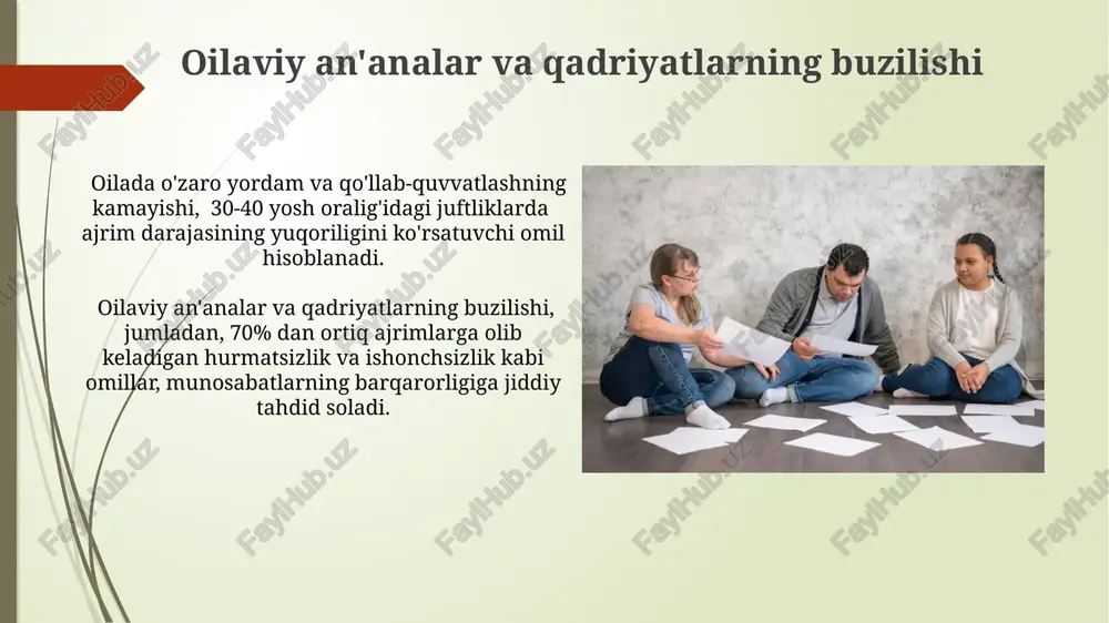 oilaviy ajralishga sabab bo’luvchi omillar - Page 3