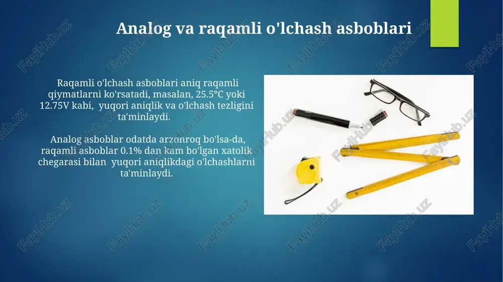 o'lchashlar uning turlari o‘lchash vositalari - Page 3