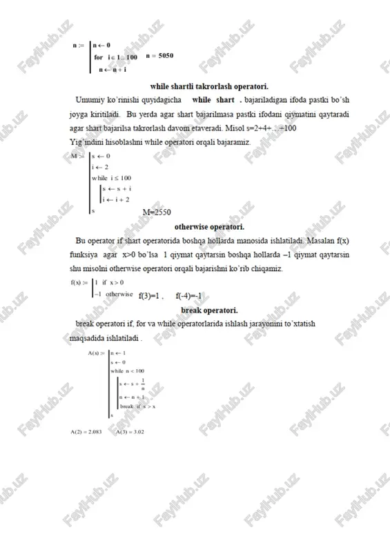 mathcad operatorlar - Page 3