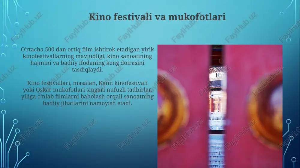 , badiiy filmlar sonining ko'payishiga va sifatining yaxshilanishiga olib kelishi mumkin. texnologiyaning kino san'atiga ta'siri vfx (visual effects) texnologiyalarining tezkor rivojlanishi, o'rtacha 100 dan ortiq mutaxassisni talab qiladigan murakkab filmlarni yaratish imkonini berdi, bu esa kino ishlab chiqarish jarayonini ancha murakkab va texnik jihatdan rivojlangan qildi. 3d texnologiyalari va kompyuter grafikasining rivojlanishi kinoning vizual imkoniyatlarini kengaytirdi, ammo shu bilan birga, yuqori byudjetli filmlarga bo'lgan talabni ham oshirdi, bu esa kinoni sanoat sifatida yanada mustahkamladi. kino tarixida san'at va sanoatning o'zaro ta'siri 1960-yillardagi "yangicha to'lqin" harakati past byudjetli, avtorlik filmlari orqali an'anaviy kino sanoatini qayta ko'rib chiqishga undab, mustaqil kinoning rivojiga turtki bo'ldi. kino tarixida, 1920-yillarda germaniya ekspressionizmi kabi san'at harakatlari, filmni yuqori badiiy shaklga aylantirishga urinib, sanoat talablarini chetga surib qo'ygan. tijorat muvaffaqiyati va badiiy qadriyatlar "avatar" filmi 2,9 milliard dollar daromad olgan bo'lsa-da, badiiy jihatdan ham yuqori baholanib, kino tarixida o'z o'rnini egalladi, bu tijorat muvaffaqiyati va badiiy qadriyatlarning …