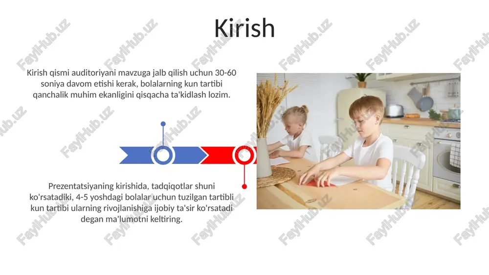 boy ovqatlarni (100 gramm) o'z ichiga oladi, hazm qilishni osonlashtirish uchun. uyga qaytish uyga qaytish odatda soat 16:00 dan 17:00 gacha bo'ladi, bolalar ota-onalari yoki vakolatli shaxslar tomonidan olib ketiladi, bu vaqt bolaning xavfsizligini ta'minlaydi. ba'zi bolalar soat 17:30 gacha maktabgacha ta'lim muassasasida qolishlari mumkin, bu ularning ota-onalari ishdan kechroq qaytishlari bilan bog'liq bo'lishi mumkin, bu esa qo'shimcha nazoratni talab qiladi. e'tiboringiz uchun rahmat image5.jpg image6.jpg image7.jpg image8.jpg image9.jpg image10.jpg image11.jpg image12.jpg image13.jpg image14.jpg image15.jpg image1.jpeg image2.jpeg