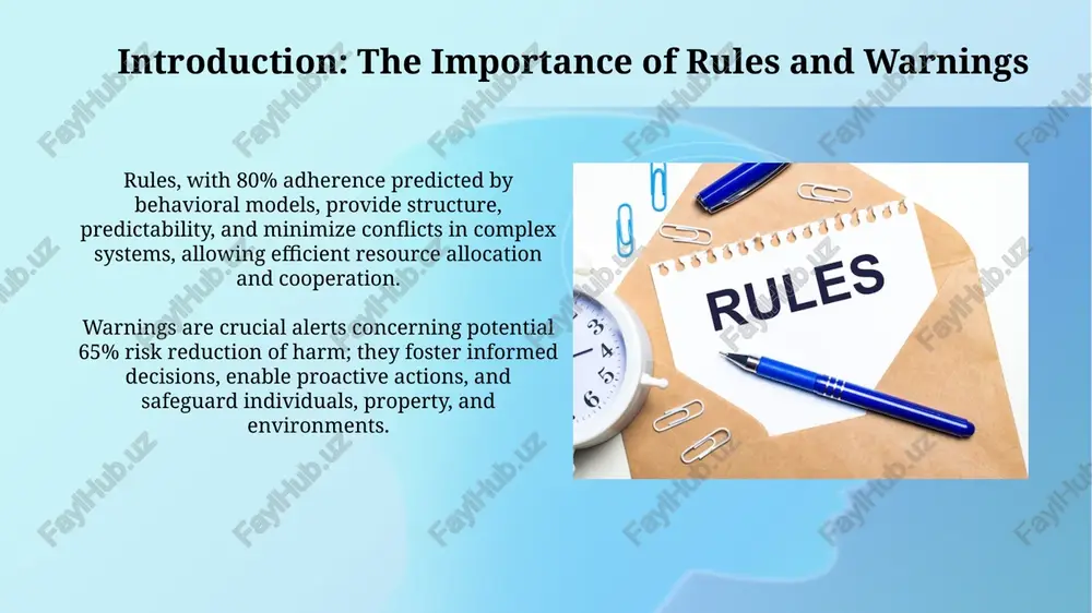 safety warnings and inadequate testing protocols in medical devices can have devastating consequences, causing radiation overdoses. conclusion: embracing rules and heeding warnings understanding 'rule-following' enhances group cohesion by approximately 60%, creating predictable behaviors that foster trust and facilitate achieving collective goals, according to sociological research. ignoring warnings, termed 'risk assessment neglect', elevates incident rates by 35%; consequently, prioritizing danger signals decreases vulnerabilities while protecting assets and preventing resource depletion. thank you for your attention image2.png image3.jpg image4.jpg image5.jpg image6.jpg image7.jpg image8.jpg image9.jpg image10.jpg image11.jpg image12.jpg image1.png