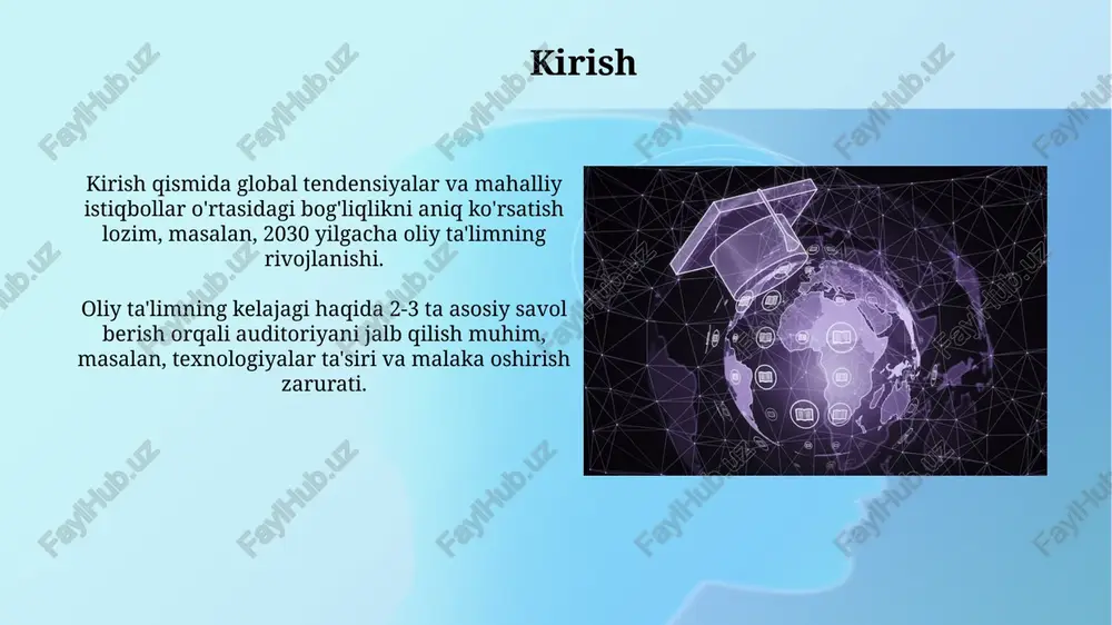 oliy ta'limning kelajagi: global trendlar va mahalliy istiqbollar - Page 3