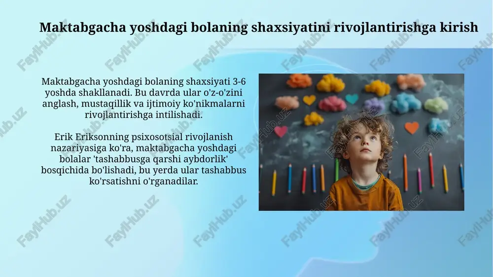 maktabgacha tarbiya yoshidagi bola shaxsining rivojlanishi - Page 3