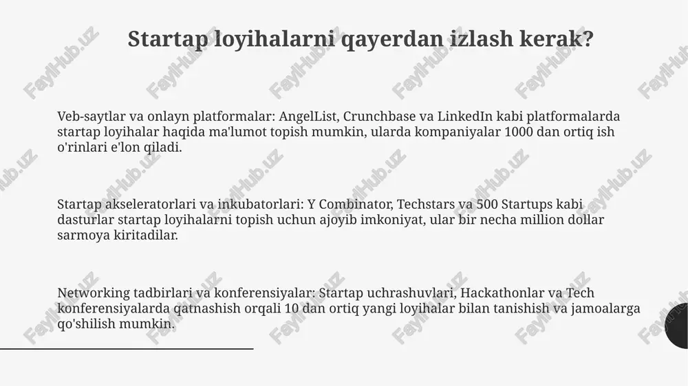 startap loyihalarini topish - Page 3