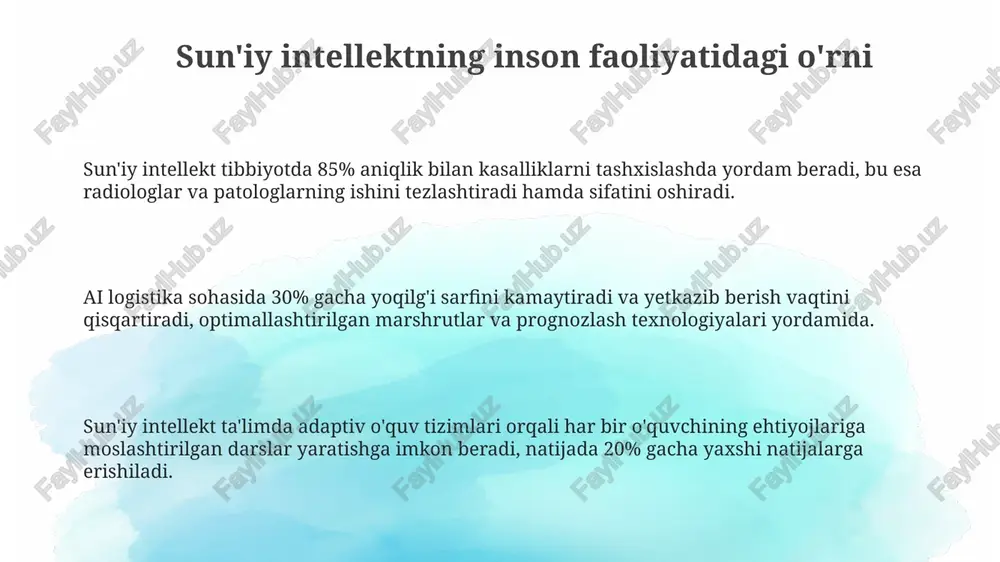 sun'iy intellektning inson faoliyatidagi o'rni - Page 3