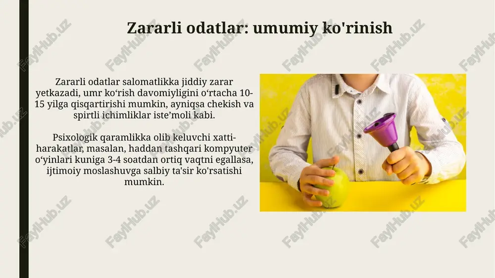 zararli odatlar va ularni oldini olish - Page 3