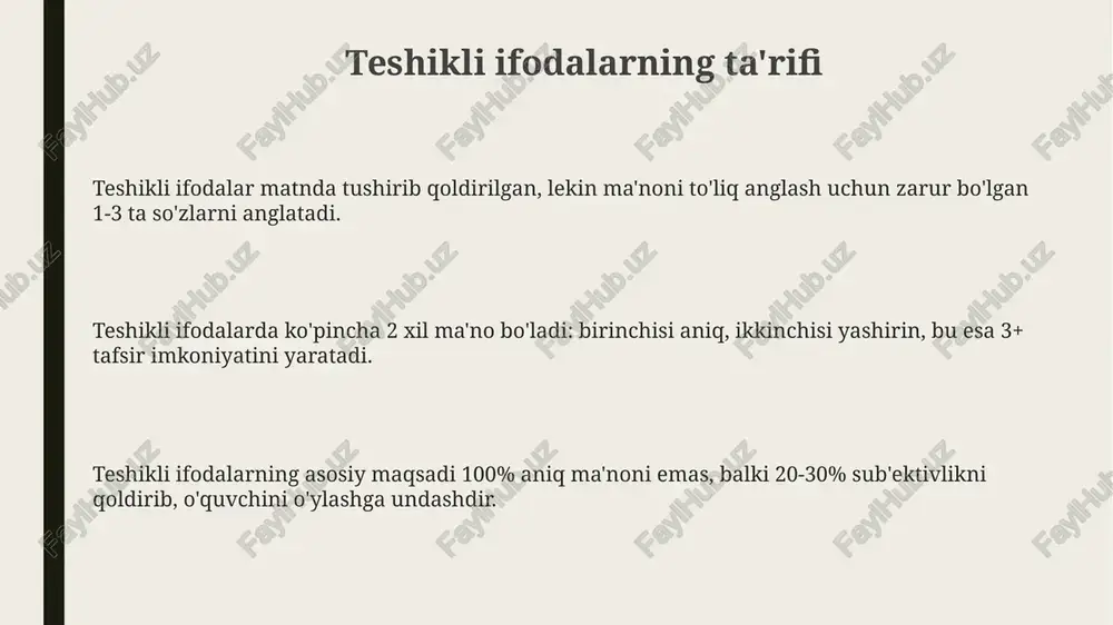 'p' va 'q' qiymatlariga qarab haqiqat jadvali tuziladi. teshikli ifodalarni optimallashtirish regular expression optimallashtirish uchun qidiruv algoritmlarini qayta tuzish muhim. o'zingizga moslashgan algoritmni yaratish taxminan 5-10% samaradorlikni oshirishi mumkin. teshikli ifodalarni optimallashtirish, 1-bosqichda ortiqcha bo'shliqlarni olib tashlash, bu 2x tezlik oshishiga olib kelishi mumkin, ayniqsa katta matn ma'lumotlarida. teshikli ifodalarni optimallashtirishda, 'lazy' quantifierlardan (masalan, *?, +?) foydalanish o'rniga, aniqroq 'greedy' quantifierlardan (*, +) foydalanish ishlashni sezilarli darajada yaxshilaydi. teshikli ifodalarda xatoliklarni aniqlash va tuzatish teshikli ifodalarda 1-tur xatoliklar 'syntaxerror' kabi kompilyatsiya vaqtida aniqlanadi, lekin mantiqiy xatolar (masalan, noto'g'ri hisoblash) dastur ishlaganda yuzaga kelishi mumkin. teshikli ifodalarni tuzatishda 'debug' vositalari (masalan, 'print' operatori) muhim rol o'ynaydi. ular dastur qadamlarini kuzatish va o'zgaruvchilar qiymatini tekshirish imkonini beradi. teshikli ifodalardagi xatolarni topish uchun 'unit test'lardan foydalanish mumkin. masalan, har bir funksiya uchun alohida test yozib, kutilgan natijalarga mosligini tekshirish lozim. teshikli ifodalarning kelajagi teshikli ifodalarning kelajagi, 2030 yilga borib, tabiiy tilni qayta ishlashda …