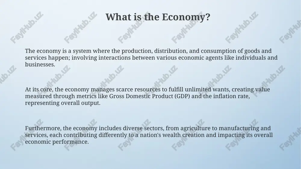 ty and inflation levels, aiming for price stability. quantitative easing (qe) is a monetary policy tool where central banks purchase government bonds or other assets to inject liquidity into markets, lowering long-term interest rates when short-term rates are near zero. the taylor rule is a formula that suggests how central banks should adjust interest rates based on inflation and output gaps, aiming to maintain stable prices and full employment according to economic data. supply and demand elasticity of demand measures the responsiveness of quantity demanded to a price change. a value greater than 1 indicates elastic demand, meaning a 10% price increase leads to a more than 10% decrease in quantity. equilibrium price, where supply and demand intersect on a graph, is dynamic. shifts in either curve, due to factors like technology or consumer preferences, change the equilibrium, impacting both price and quantity traded. the law of supply states that, …