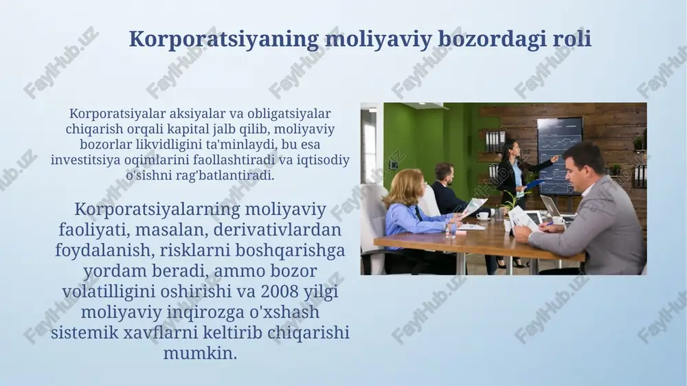 moliyaviy bozorda korporatsiya - Page 3