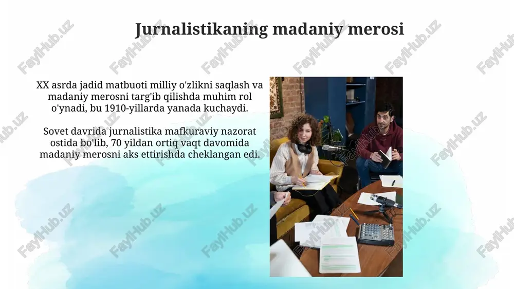 jurnalistikaning madaniy-tarixiy masalalari - Page 3