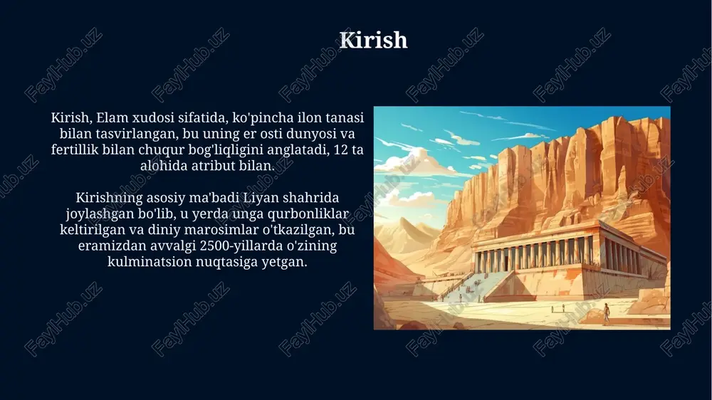 200-yillarda sumerda paydo boʻlgan, loy taxtachalarga qamish qalam bilan bosilgan belgilardan iborat murakkab yozuv tizimi edi. gilgamesh haqidagi doston, taxminan miloddan avvalgi 2100-yillarda yozilgan, qahramonlik va oʻlmaslik qidiruvi kabi mavzularni qamrab olgan eng qadimgi adabiy asarlardan biridir. qonunlar va adolat hammurapi qonunlari to'plami miloddan avvalgi 1754-yilda yaratilgan bo'lib, 282 moddadan iborat edi va unda jinoyatlar uchun qattiq jazolar, jumladan, o'lim jazosi belgilangan. mesopotamiyaliklar sud jarayonlarida guvohlarning ko'rsatuvlariga va qasamyodlarga asoslanishgan, adolat qarorlari esa ko'pincha yozma ravishda hujjatlashtirilgan va saqlangan. texnologiya va ixtirolar mesopotamiyaliklar miloddan avvalgi 3200-yillarda sug'orish texnologiyasidan keng foydalanishgan, bu esa daryolar suvini kanallar orqali dalalarga yo'naltirib, hosildorlikni sezilarli darajada oshirgan. g'ildirak mesopotamiyada miloddan avvalgi 3500-yillarda ixtiro qilingan bo'lib, dastlab kulolchilikda ishlatilgan, keyin transportda qo'llanilib, yuk tashish imkoniyatini bir necha barobar oshirgan. san'at va arxitektura meʼmorchilikda loy gʻishtlardan keng foydalanishgan, koʻpincha ularni bitum bilan mustahkamlab, monumental inshootlar, xususan, miloddan avvalgi 3000-yillarga oid ziguratlar qurishgan. sanʼatda haykaltaroshlik muhim ahamiyatga ega …