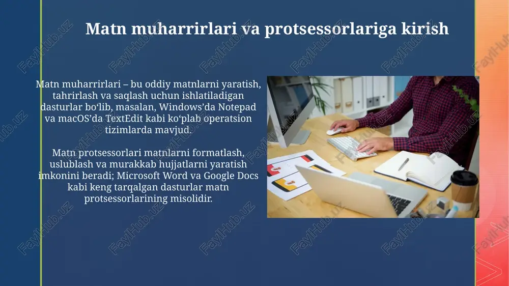 matn muharrirlari va protsesslari - Page 3