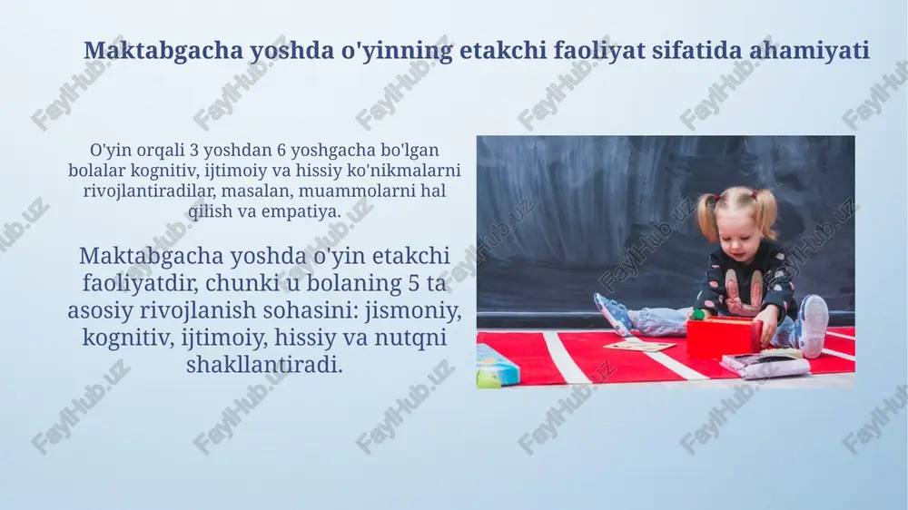 oyin-maktabgacha yoshida yetakchi faoliyat sifatida - Page 3