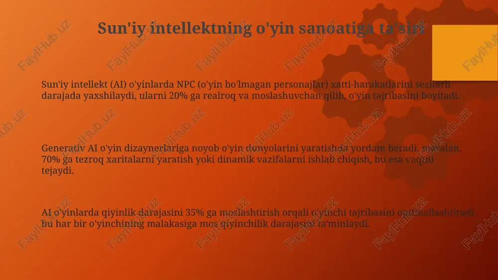 sun'iy intellektning game industriyasiga ta'siri - Page 3