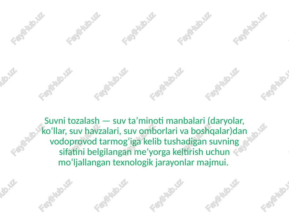 suvni tozalash usulari - Page 3