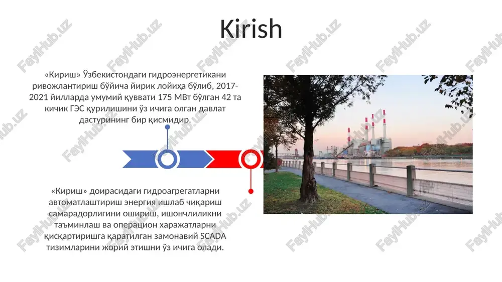 tizimlari real vaqt rejimida ges uskunalari monitoringini ta'minlaydi, nosozliklarni aniqlashni tezlashtiradi va profilaktika xarajatlarini 10-12 foizga kamaytiradi. xulosa e'tiboringiz uchun rahmat image3.png image5.jpg image6.jpg image7.jpg image8.jpg image9.jpg image10.jpg image11.jpg image12.jpg image13.jpg image1.jpeg image2.jpeg