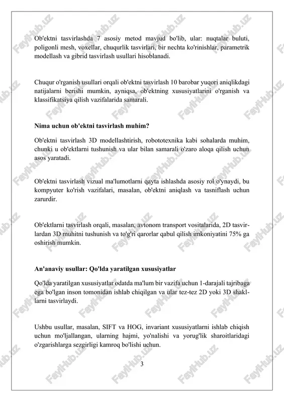 'lib, kirish ma'lumotlarini siqilgan latent fazoga kodlash va undan rekonstruksiya qilish uchun ishlatiladi, odatda 3-7 qatlamdan iborat. variatsion avtoenkoderlar (vae) latent fazoda ehtimollik taqsimotini o'rganadi, bu esa yangi namunalar yaratishga imkon beradi, ularning asosiy maqsadi o'rganish jarayonini 2 bosqichga ajratishdir. siqilgan avtoenkoderlar (sae) rekonstruksiya qilish uchun xom kirish ma'lumotlariga qo'shimcha ravishda latent fazaga sparsity penalti qo'shadi, bu esa 10-20% kamroq aktivatsiyalarga olib keladi. kontrastiv o'rganish kontrastiv o'rganish 2 ta o'xshash namunani yaqinlashtirish va 1 ta farqli namunani uzoqlashtirish orqali o'rganishni amalga oshiradi, shu orqali 1000lab namunalardagi bog'liqlikni aniqlaydi. bu usul 0 va 1 orasidagi qiymatlarni o'lchash uchun ishlatiladi, bu esa ma'lumotlarning 50%ini ushlab turgan holda ortiqcha ma'lumotlarni yo'qotishga yordam beradi. kontrastiv o'rganishdagi 'harorat' koeffitsienti 0.01 dan 1 gacha bo'lgan oraliqda bo'lib, namunalarning 95%ini ajratishga yordam beradi va shunga mos ravishda o'rganish tezligini moslashtiradi. o'z-o'zini nazorat qilish usullari o'z-o'zini nazorat qilish usullari 7 ta muhim elementdan iborat bo'lishi mumkin, jumladan, maqsad …