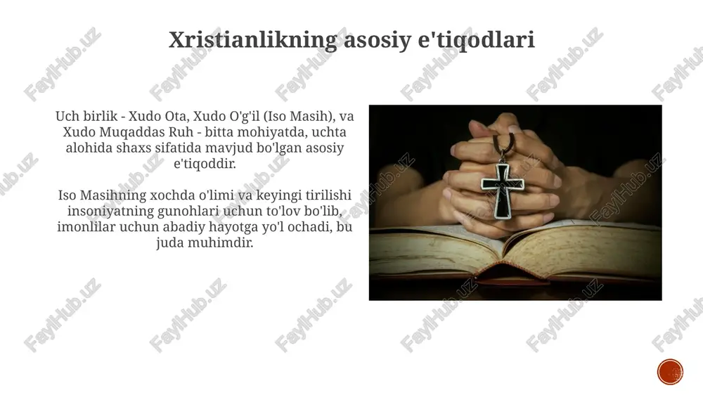 xristianlikning asosiy e'tiqodlari - Page 3