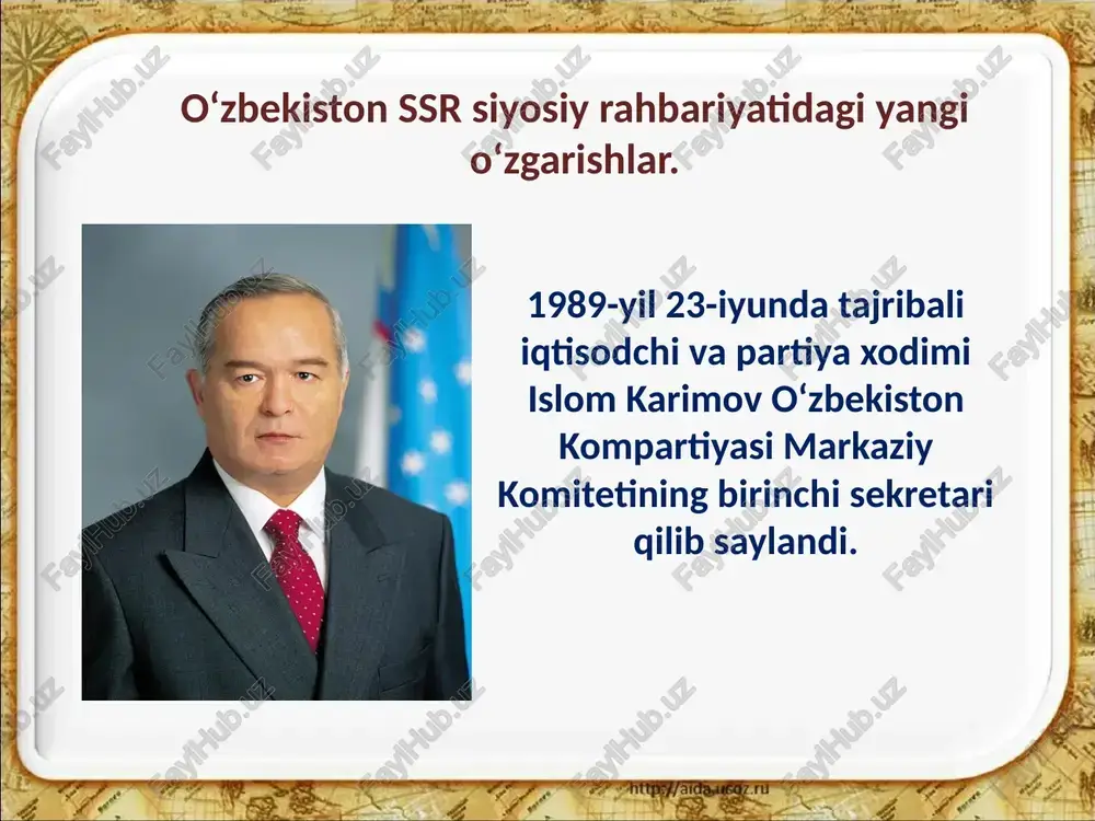 o‘zbekiston ssr siyosiy rahbariyatidagi yangi o‘zgarishlar - Page 3