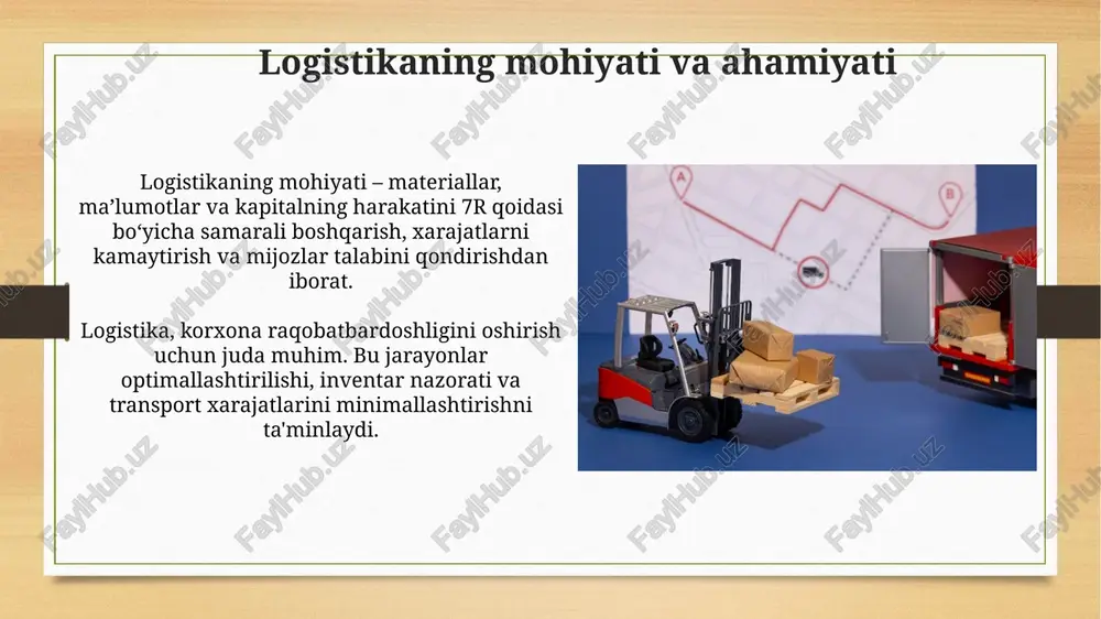 logistikaning tushunchalari va predmeti - Page 3