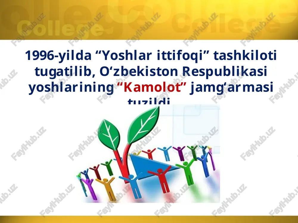 o‘zbekiston respublikasi yoshlar ittifoqi - Page 3