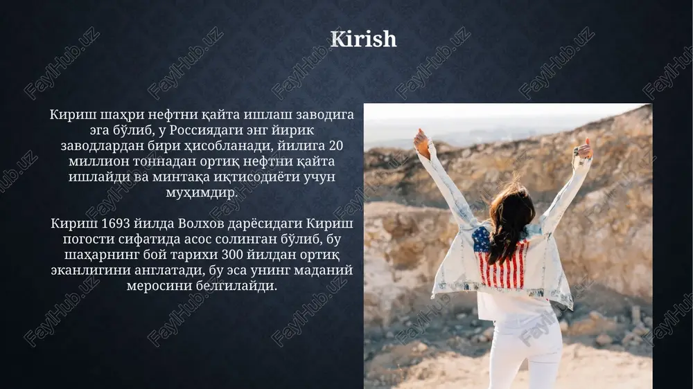 h orqali amalga oshiriladi. kelajakka umid "kelajakka umid" jamg'armasi yoshlarga ta'lim olish, 10 dan ortiq davlatlarda, jumladan aqshda, yevropada magistratura va doktorantura dasturlarida o'qishga yordam beradi. ushbu jamg'arma 2000 yildan beri faoliyat yuritib, 500 dan ziyod iste'dodli yoshlarning xorijiy universitetlarda o'qishini moliyalashtirishga sarmoya kiritdi, ularning aksariyati 25 yoshdan kichik. xulosa xulosa tadqiqot ishining yakuniy qismi boʻlib, unda 10-15 ta asosiy natijalar va tavsiyalar qisqa va aniq ifodalanishi lozim. xulosada tadqiqotning maqsadi 70-80 foizga erishilganligi haqida baho beriladi hamda kelgusidagi tadqiqotlar uchun 3-4 ta yo'nalish ko'rsatiladi. e'tiboringiz uchun rahmat image3.jpg image4.jpg image5.jpg image6.jpg image7.jpg image8.jpg image9.jpg image10.jpg image11.jpg image12.jpg image13.jpg image14.jpg image15.jpg