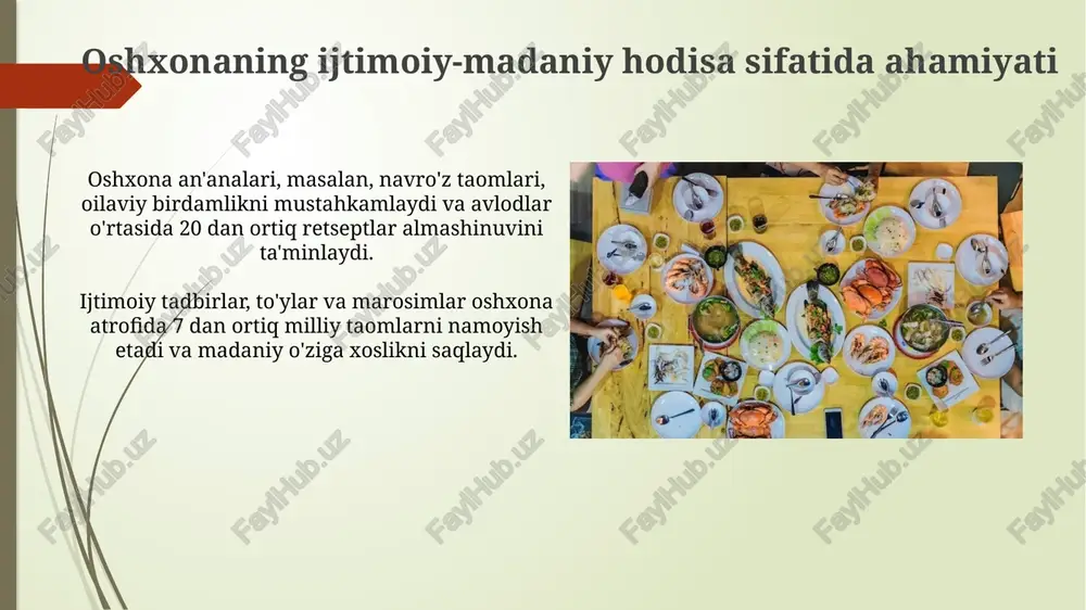oshxonaning ijtimoiy-madaniy hodisa sifatidagi ahamiyati - Page 3