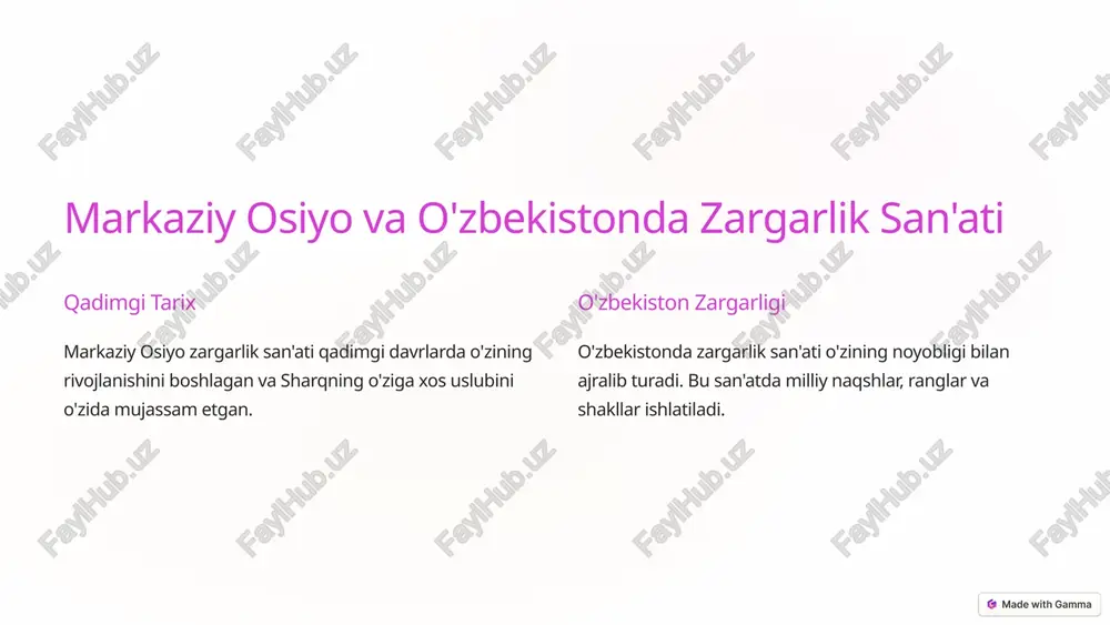 zargarlik san'ati: tarix, jarayon va go'zallik - Page 3
