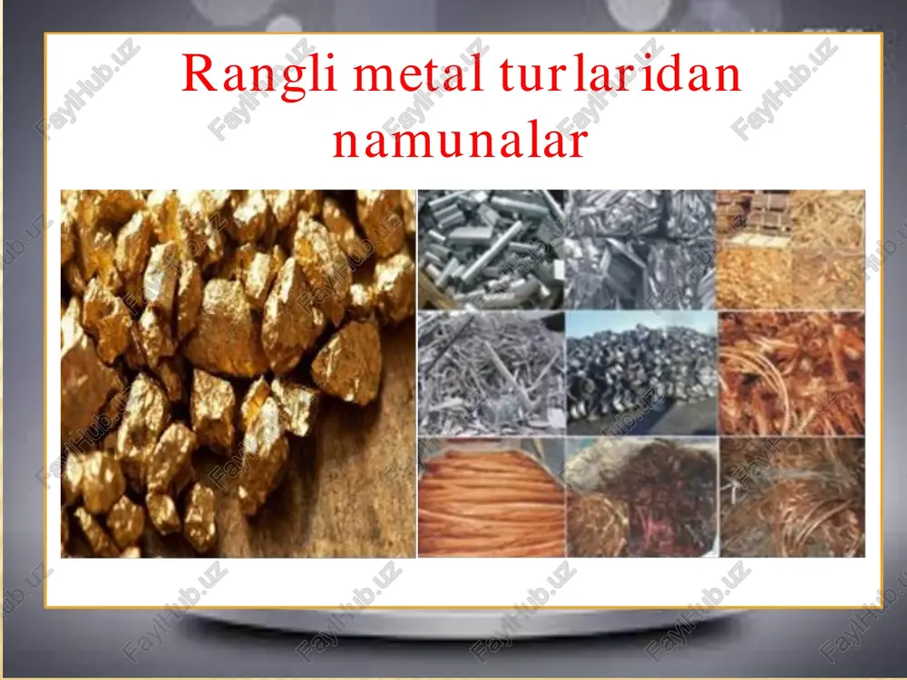 rangli metallar va ularning qotishmalari - Page 3