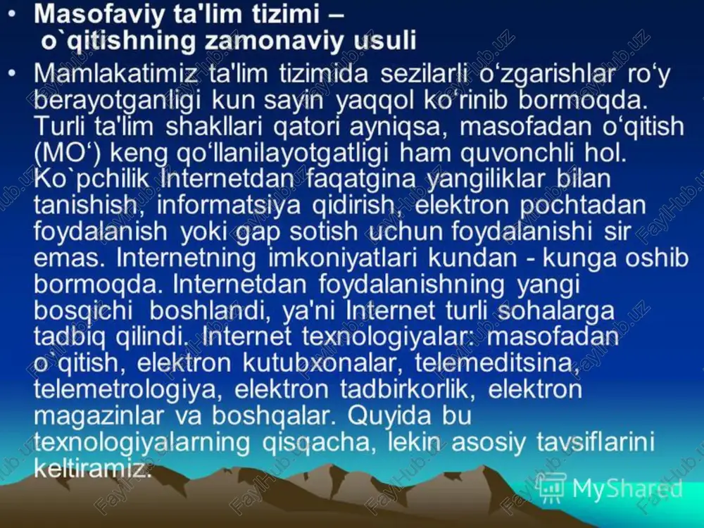 masofaviy ta'lim tizimi - Page 3