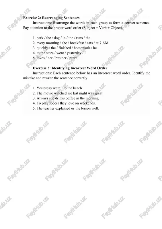 word order in sentences - Page 3
