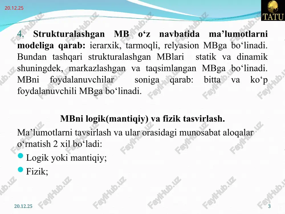 ma’lumotlar bazasi - Page 3