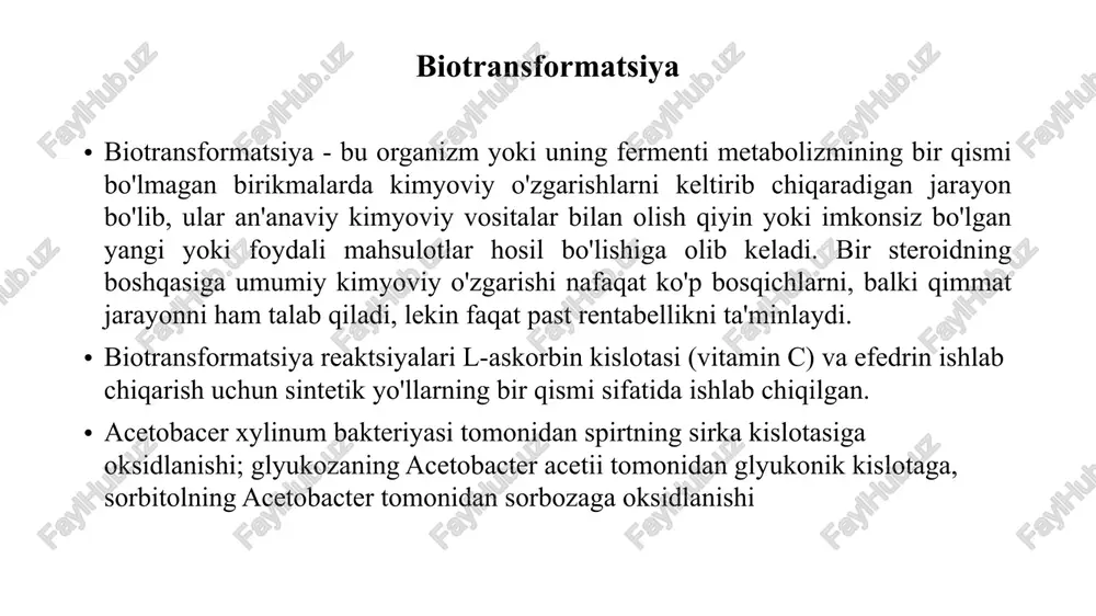 orligi cheklangan. ammo hozirgi kunda bu kamchiliklar bartaraf etilga hususan: gen muhandisligi rekombinant dnk texnikasi immobillash usullarining takomillashuvi erituvchilarni tanlash (differentsial tozalash) zanglamaydigan po'lat bioreaktorlar mahsulotini tozalash (xromatografik usullar) differentsial tozalash sxemasi atrof-muhit toksikologiyasi atrof-muhit toksiologiyasi - bu tirik organizmlarda turli kimyoviy, biologik va jismoniy vositalarning zararli ta'sirini o'rganish bilan bog'liq ilmdir. ecotoksikologiya - bu aholi va ekotizim darajalarida toksikantlarning zararli ta'sirini o'rganish bilan bog'liq ekotoksikologiyaning subdisikasi. atrof-muhit toksikligi bo'yicha boshqaruv siyosati: atrof-muhitni muhofaza qilish uchun atrof-muhitning milliy siyosati (nepa) yozilgan. nepa bu "atrof-muhitga ta'sir etuvchi har qanday yirik federal harakatlar to’g’risida 1970 yilda qonun qabul qildi. atrof-muhitning sifati bo'yicha kengash (ceq). ceqning ahamiyati shundaki, bu siyosat hududlarini yanada rivojlantirishga yordam berdi. atrof-muhitning toksikligi manbalari: og'ir metallar baliq kabi oziq-ovqat manbalarida mavjud bo'lgan og'ir metallar ham zararli ta'sir ko'rsatishi mumkin. bu metallar simob, qo'rg'oshin va kadmiyni o'z ichiga olishi mumkin. baliqlar (ya'ni, kamalak alabalığı) yuqori darajada kadmiy ta'siriga duchor bo'lishi …