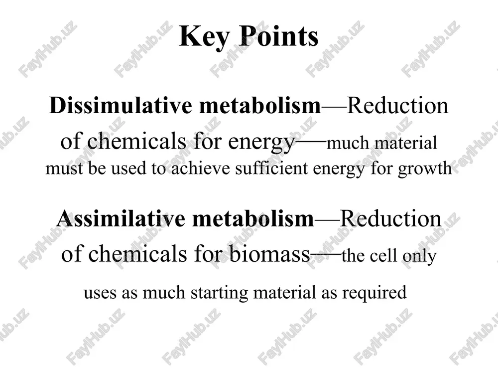ount of organic starting material available in the aquatic environment which when metabolized by these bacteria provide the electrons/protons that drive the sulfate to sulfide reaction. disposal of sewage and garbage into waters provides the organic material required for this process sulfides are toxic to living organisms as these sulfides combine with iron centers of cytochromes and hemoglobin thus inhibiting their function n.b. fe can serve as a detoxifying agent as they react with sulfides to produce insoluble fes—black sediments found in aquatic environments are good indicators of pollution!!!) carbon dioxide reduction methanogenesis (methanogens: anaerobic archaebacteria) complex set of reactions that take place in the membranes of these bacteria: protons for co2 reduction come from fermentation, methanogenesis (somewhat different from electron transport) provides proton motive force that drives the production of atp     ch4 glycolysis  pyruvate  fermentation formate, acetate lactate, proprionate butyrate, etc co2 and …