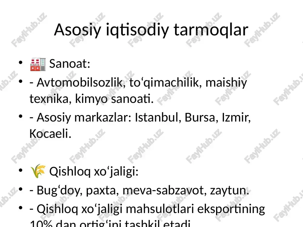turkiya respublikasining iqtisodiyoti - Page 3
